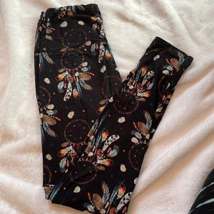 Dream catcher print leggings cozy and soft boho leggings